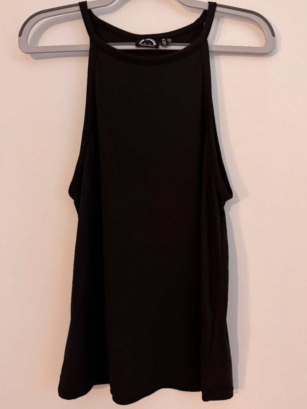 The Upside Black High-Neck Tank - XS